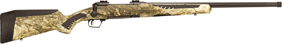 Savage Arms 57002 110 Predator 204 Ruger 4+1 24", Matte Black Metal, Mossy Oak Terra Fixed AccuStock with AccuFit