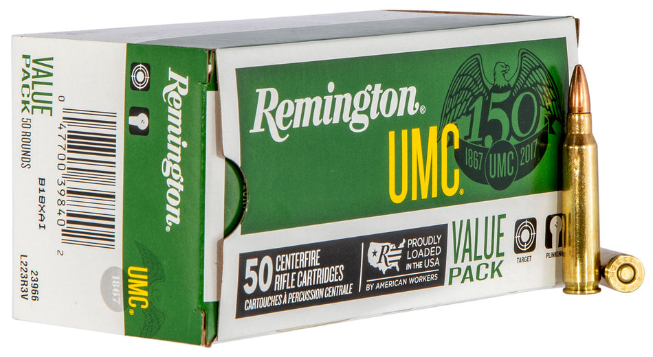 Remington .223 Rem UMC Value Pack 55gr FMJ Ammo
