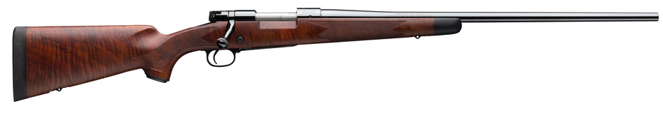 Winchester Repeating Arms 535203255 Model 70 Super Grade 300 WSM Caliber with 3+1 Capacity, 24" Barrel, High Polished Blued Metal Finish & Satin Fancy Walnut Stock Right Hand (Full Size)