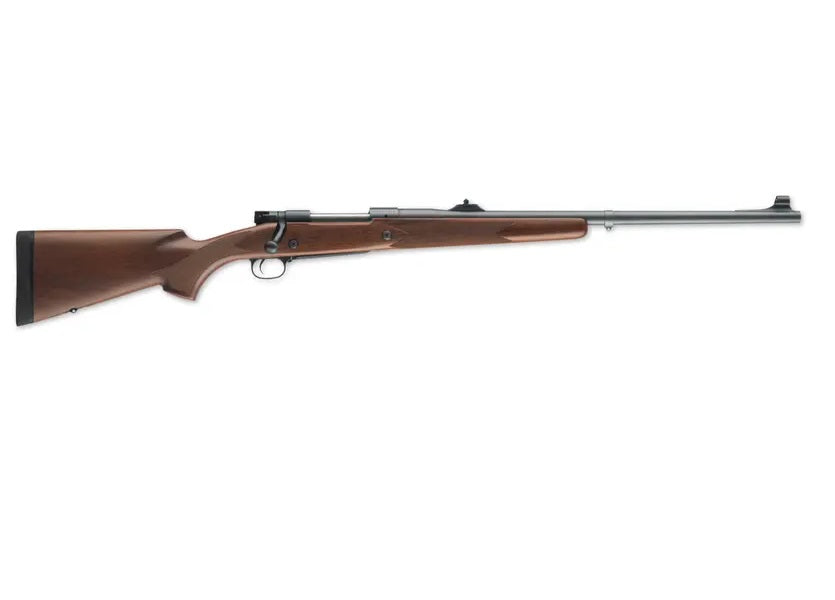 Winchester Guns 535204144 Model 70 Safari Express 458 Win Mag 3+1 24" Satin Walnut Stock Matte Blued Right Hand