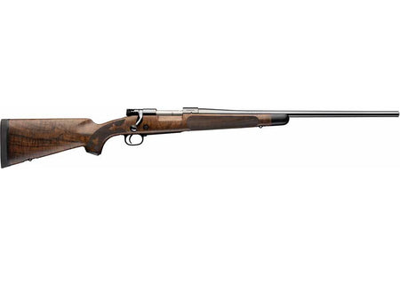 Winchester Repeating Arms 535248230 Model 70 Super Grade 7mm Rem Mag 3+1 26" Blue Polished Target Crown Barrel, Blue Polished Steel Drilled & Tapped Receiver, Gloss AAA Claro Walnut Fixed Stock, Right