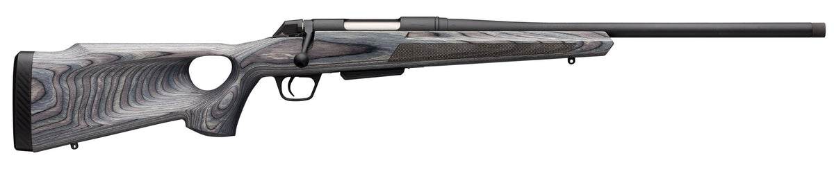 Winchester Guns 535727208 XPR Thumbhole Varmint SR 223 Rem 5+1 Cap 24" TB Blued Perma-Cote Rec Matte Black Laminate Fixed Thumbhole Stock Right Hand with MOA Trigger System (Full Size) No Sights