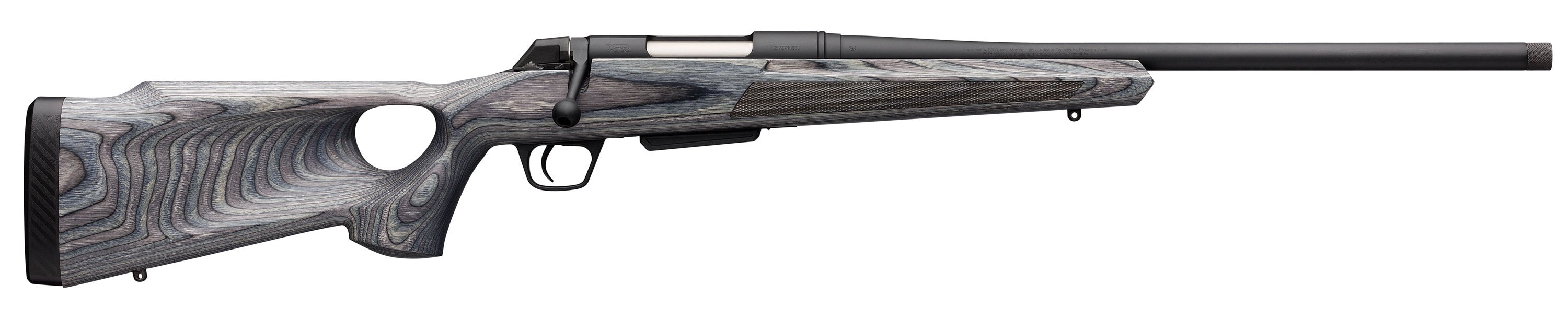 Winchester Guns 535727208 XPR Thumbhole Varmint SR 223 Rem 5+1 Cap 24" TB Blued Perma-Cote Rec Matte Black Laminate Fixed Thumbhole Stock Right Hand with MOA Trigger System (Full Size) No Sights