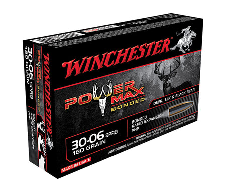 Winchester .30-06 Springfield Power Max Bonded 180gr BHP Ammo