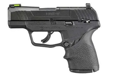 RUGER MAX-9 9MM PSTL 3.2" OPT RDY BLK/BLK 10+1 HOGUE