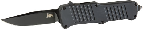 HOGUE HK MINI INCURSION 2.95" OTF KNIVE CLIP PT ALUM MATT BL