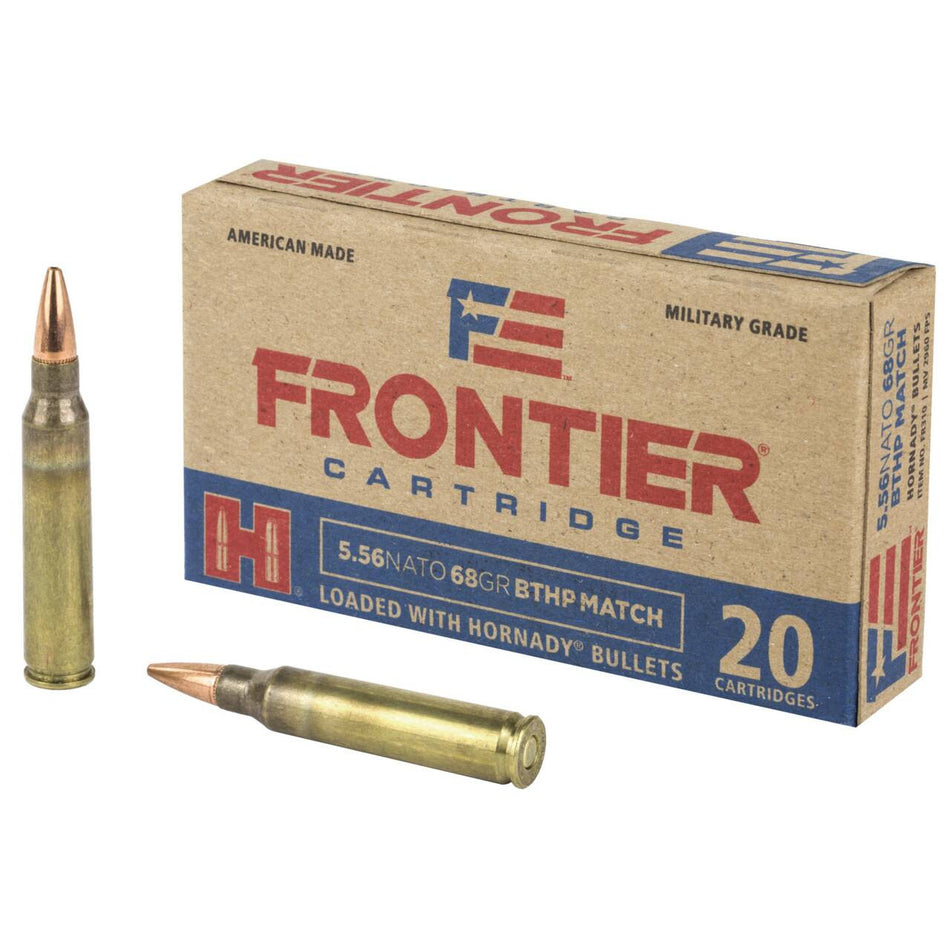 Frontier Cartridge FR310 5.56x45mm NATO 68gr Boat Tail Hollow Point Match Ammo