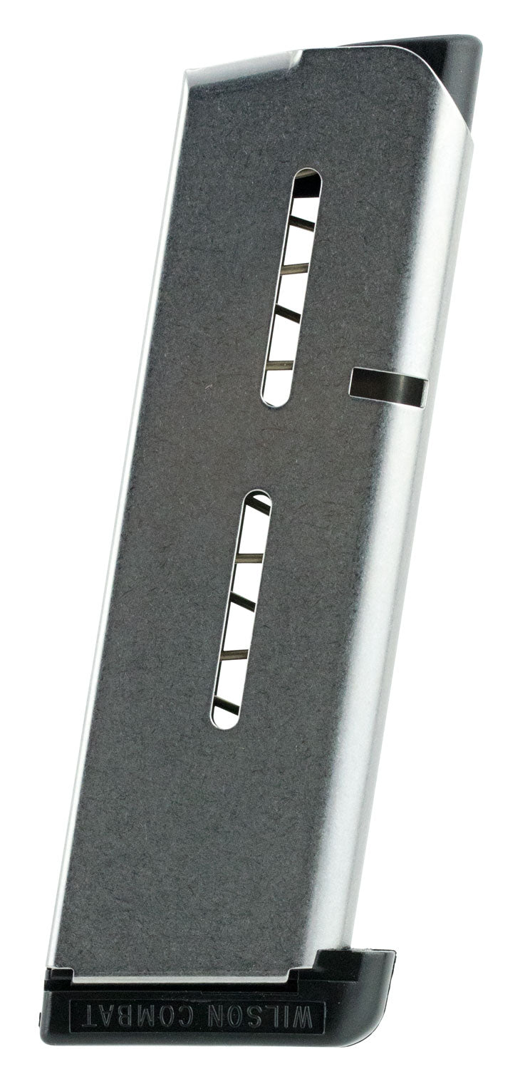 Wilson Combat 47OX 1911 7rd Detachable w/ Standard Floor Plate 45 ACP Stainless Steel