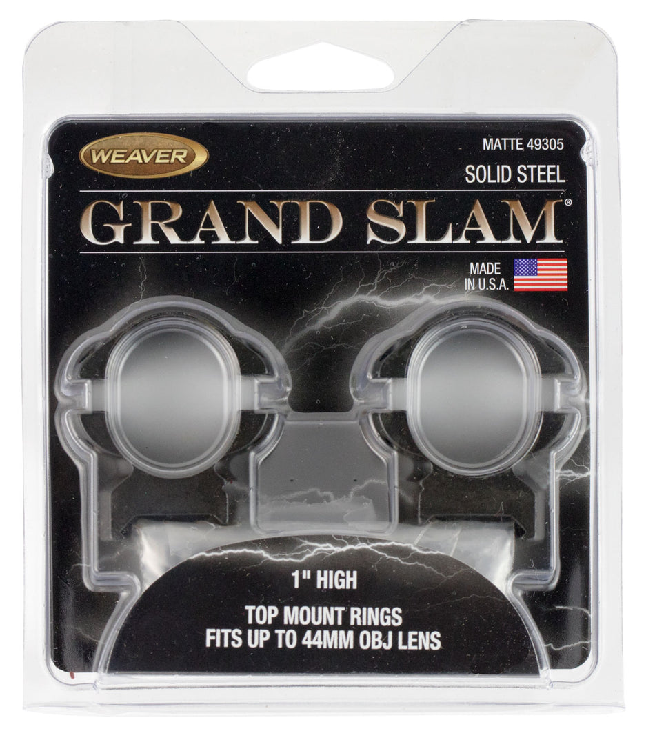 Weaver Mounts 49305 Grand Slam Matte Black 1" High
