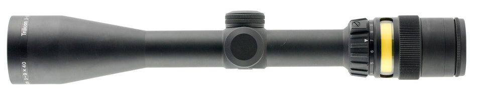 Trijicon 200004 AccuPoint Black Hardcoat Anodized 39x40mm 1" Tube Illuminated Mil-Dot Crosshair w/Amber Dot Reticle