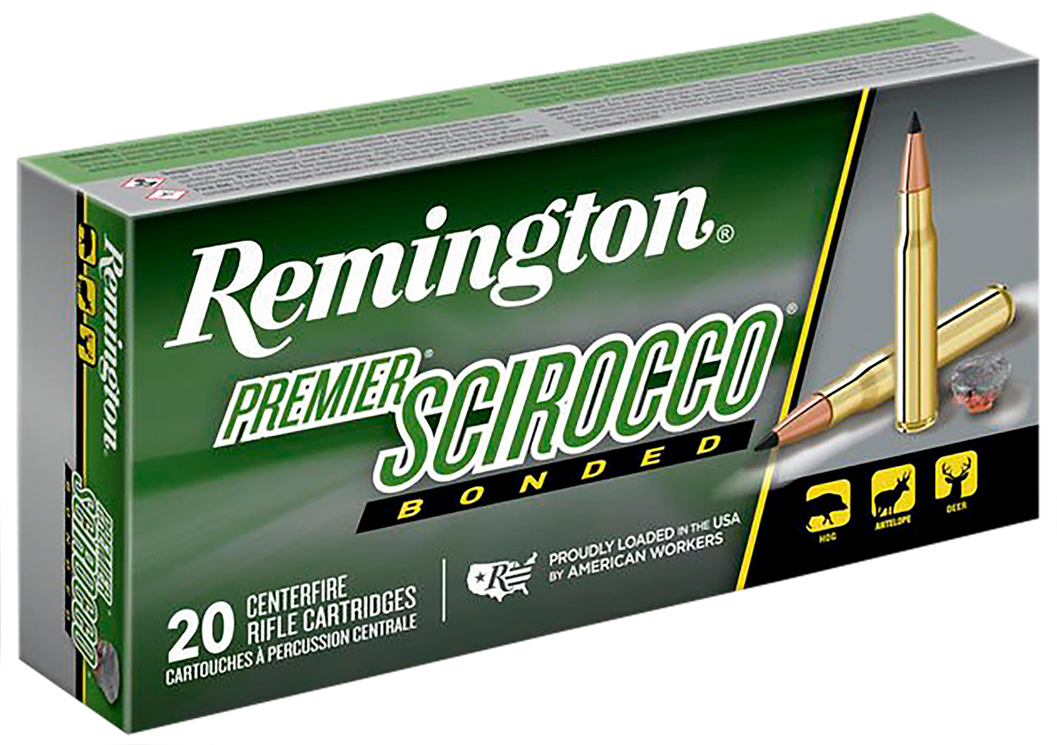 Remington 29318 Premier Swift Scirocco Bonded 150 Grain .30-06 Springfield 2910 fps