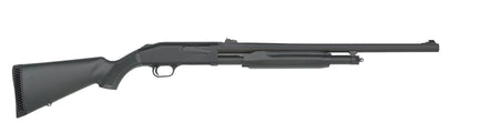 Mossberg 56424 500 Slugster 12 Gauge Pump 3" 5+1 24" Matte Blued Steel Barrel, Matte Blued Receiver, Fixed Synthetic Stock
