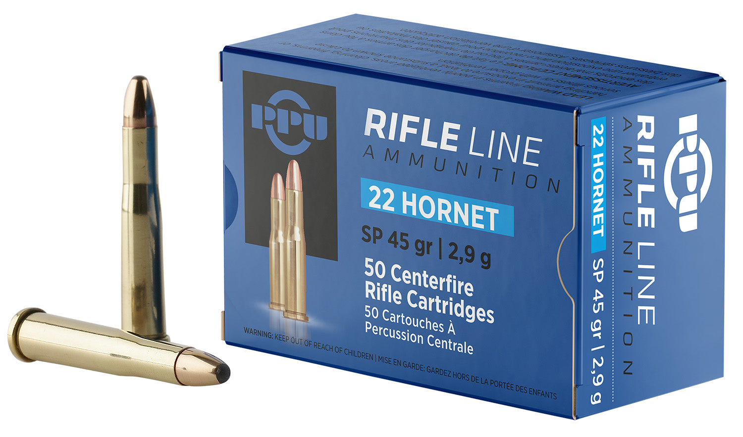 Prvi Partizan .22 Hornet Rifle 45gr JSP Ammo