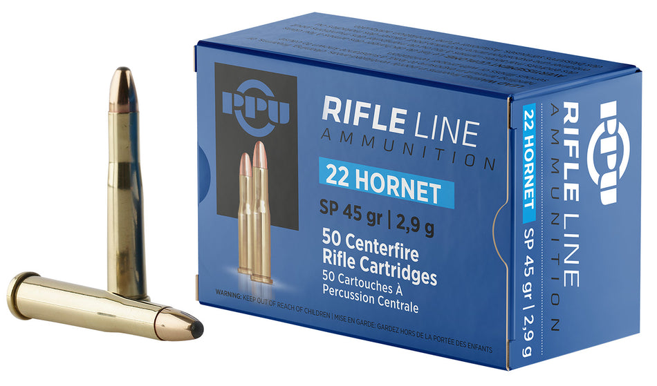 Prvi Partizan .22 Hornet Rifle 45gr JSP Ammo