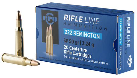 Prvi Partizan .222 Remington Rifle 50gr JSP Ammo