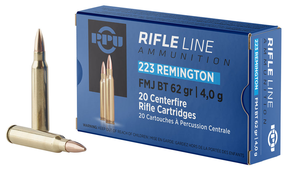 Prvi Partizan .223 Remington Rifle 62gr FMJ Ammo