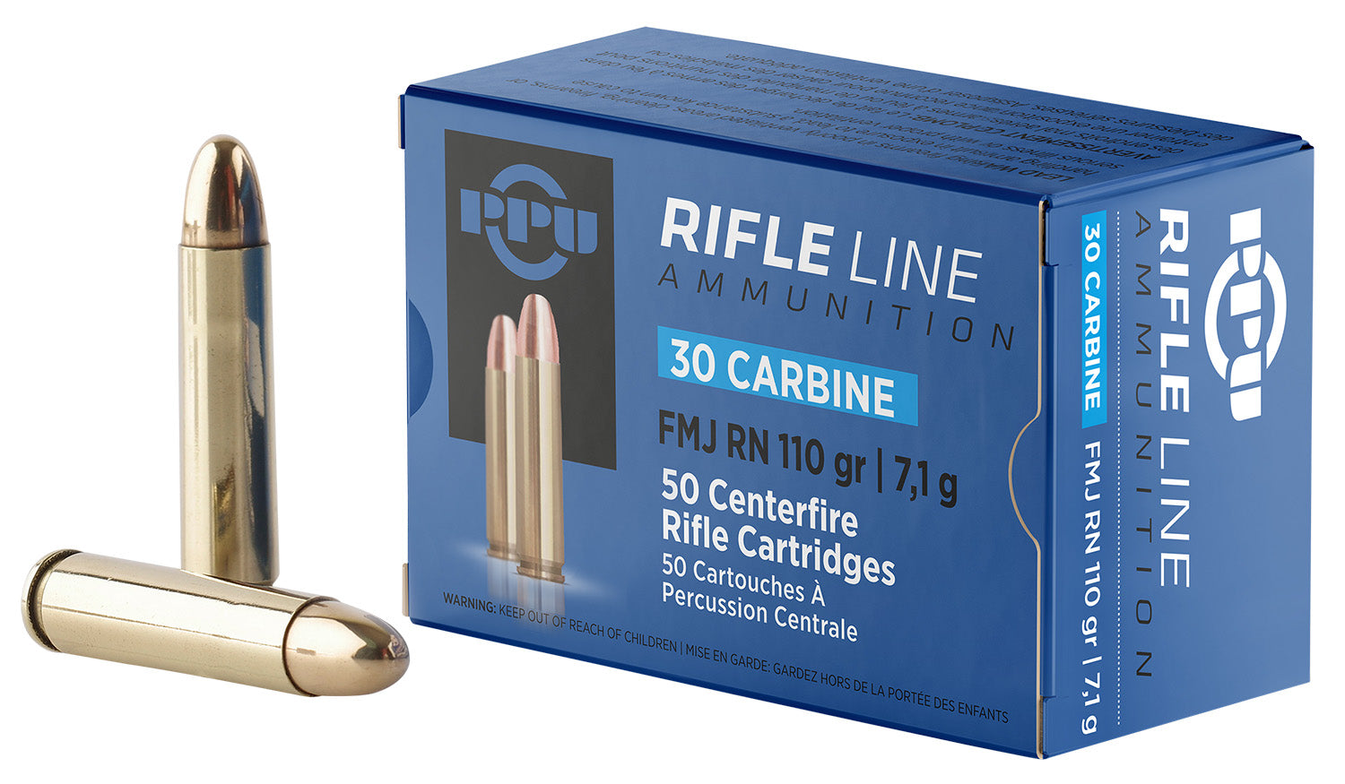 Prvi Partizan .30 Carbine Standard Rifle 110gr FMJ Ammo
