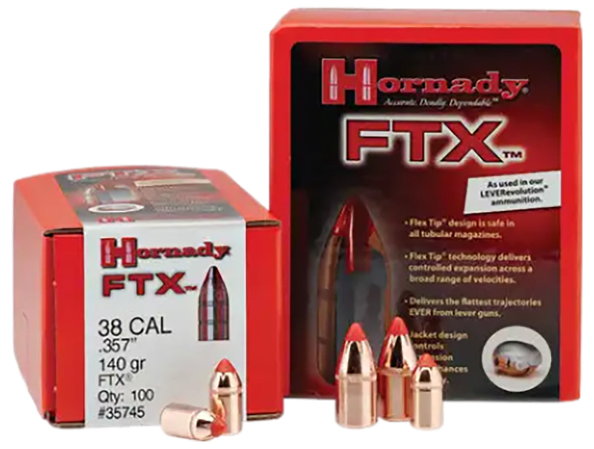 Hornady 30395 FTX 30 Cal .308 160 gr Flex Tip eXpanding 100 Per Box/ 15 Case