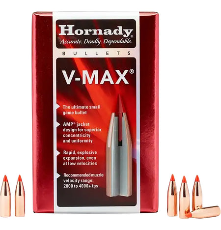 Hornady 22721 V-Max 6.8mm .277 110 gr V Max 100 Per Box/ 25 Case