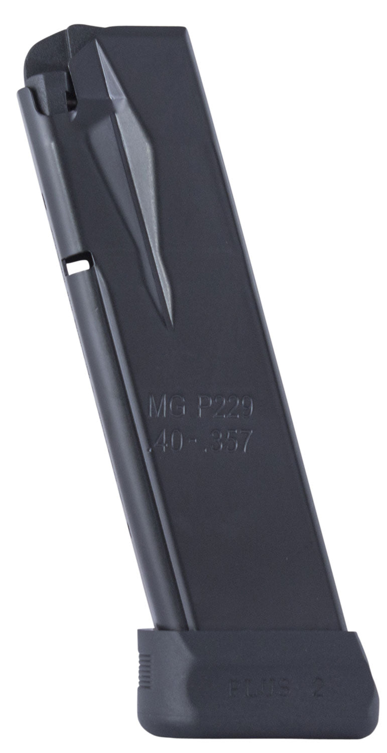 Mec-Gar MGP2294014AFC Standard 14rd 40 S&W Fits Sig P229 Blued w/Anti-Friction Coating Carbon Steel
