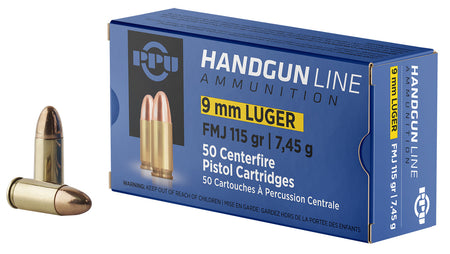 Prvi Partizan 9mm Luger 115gr FMJ Ammo
