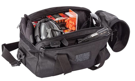Blackhawk 74RB02BK Sportster Black 600D Polyester Holds 2 Handguns