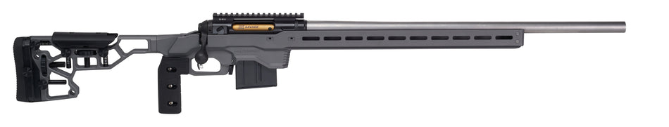 Savage Arms 57559 110 Elite Precision 300 Win Mag 5+1 30" Matte Stainless, Matte Black Rec, Gray Cerakote Adjustable MDT ACC Aluminum Chassis Stock (MB Not Included)