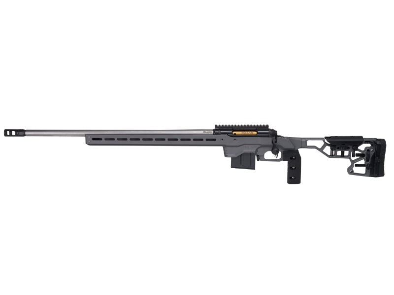 Savage Arms 57704 110 Elite Precision 6mm Creedmoor 10+1 26" Matte Stainless, Matte Black Rec, Gray Cerakote Adjustable MDT ACC Aluminum Chassis Stock, Left Hand (MB Not Included)