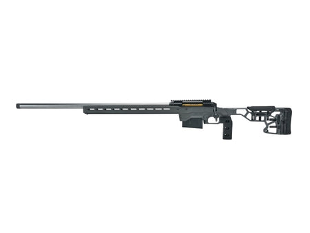Savage Arms 57707 110 Elite Precision 300 PRC 5+1 30" Matte Stainless, Matte Black Rec, Gray Cerakote Adjustable MDT ACC Aluminum Chassis Stock, Left Hand (MB Not Included)