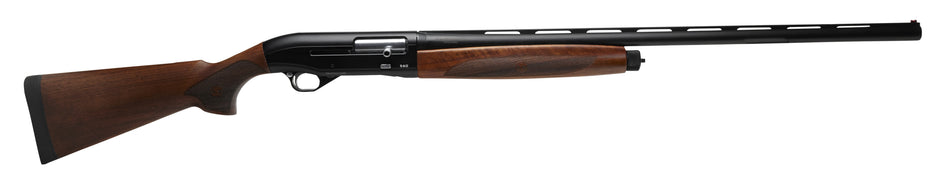 Stevens 57963 560 Field 12 Gauge 3" 5+1 28", Matte Black Barrel/Rec, Turkish Walnut Stock, Fiber Optic Front Sight, Oversized Controls