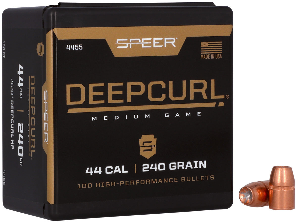 Speer 4455 DeepCurl 44Cal 240gr Hollow Point 50 Per Box/5 Case