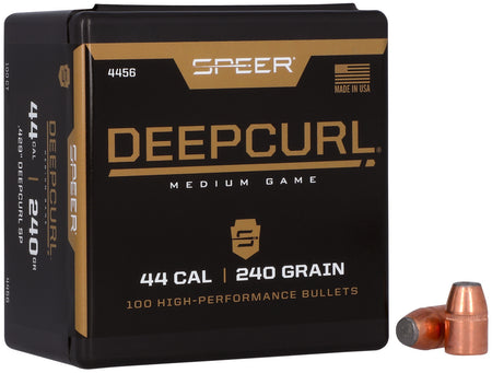 Speer 4456 DeepCurl 44 Cal .429 240 gr Soft Point 100 Per Box/ 10 Case