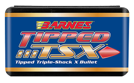 Barnes Bullets 30372 Tipped TSX 30Cal 180gr Boat Tail 50/Box