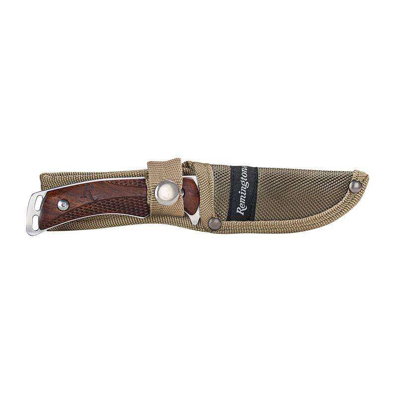 REMINGTON WOODLAND SKINNER FIXED 7.5IN  W/SHEATH