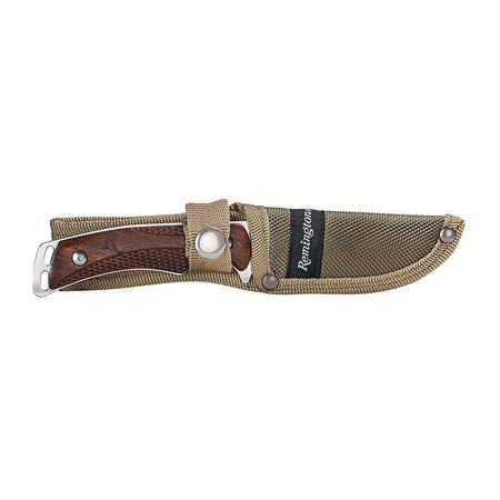 REMINGTON WOODLAND SKINNER FIXED 7.5IN  W/SHEATH