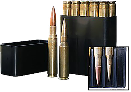 MTM Case-Gard BMG1040 Slip-Top Ammo Box 50 BMG Black Polypropylene 10rd