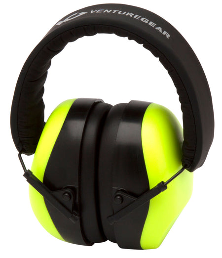 Pyramex VGPM8031C Venture Gear V80 Muff Foam 26 dB 32 dB Over the Head Orange Lime/Black Adult 1 Pair