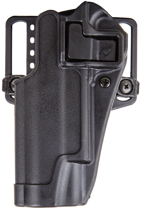 Blackhawk 410503BKL Serpa CQC OWB Size 03 Matte Black Polymer Belt Loop/Paddle Fits 1911 Government & Clones Left Hand