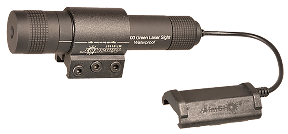 AimShot KT81067 Green Rifle Laser Kit Matte Black