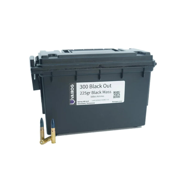 Vairog 300 AAC Blackout 225 Grain Blue Poly Coated Subsonic Ammo