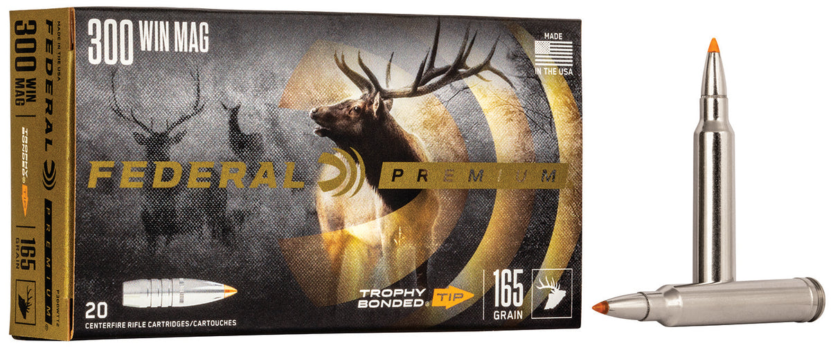 Federal .300 Winchester Mag Premium 165gr PolyTip Ammo