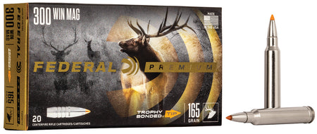 Federal .300 Winchester Mag Premium 165gr PolyTip Ammo