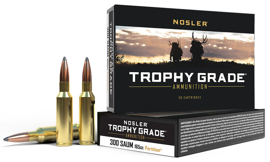 Nosler .300 Rem SAUM Trophy Grade 165gr JSP Ammo