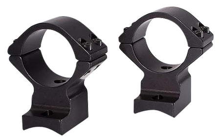 Talley 74X725 Scope Mount/Ring Combo Extended Black Anodized 30mm Tube Savage Round Receiver with AccuTrigger (110 Series/A17/A22) Medium Rings