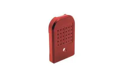 SHIELD ARMS S15 MAG +0 RED ALUMINUM BASE PLATE FITS GLOCK 43X/48 MAGS