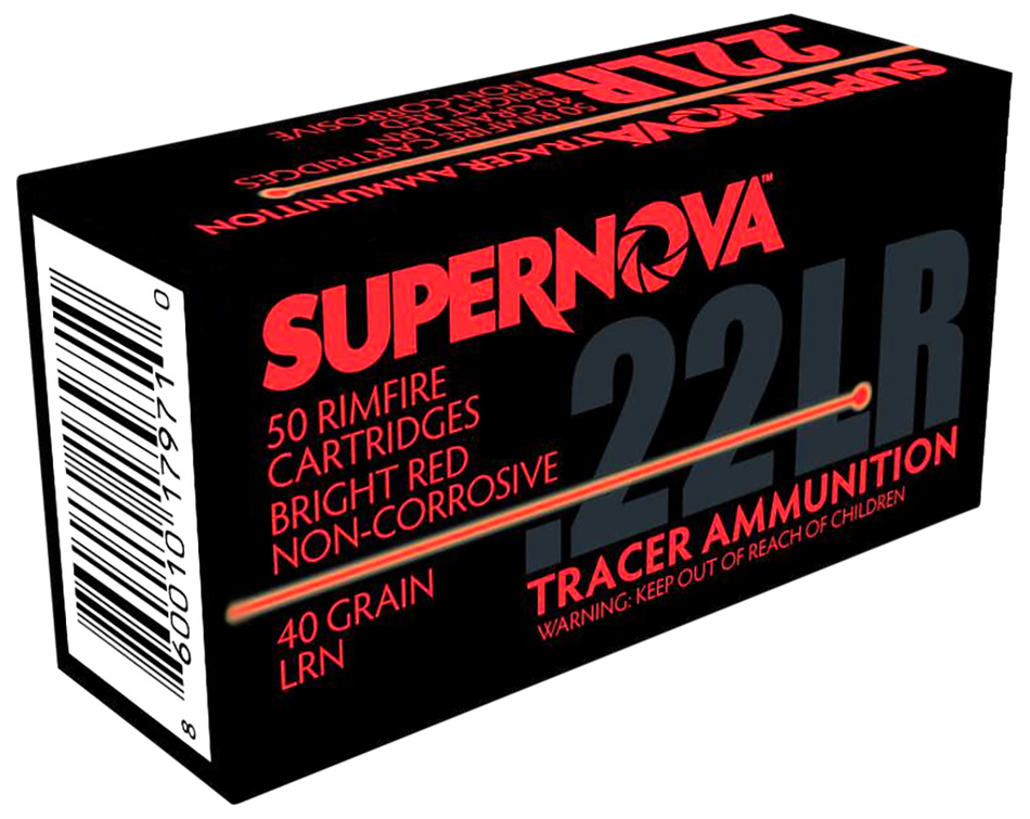 Supernova .22 LR Red Tracer 40gr LRN Ammo