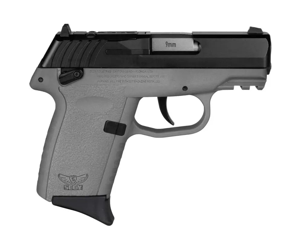 SCCY CPX1CBSGRDRG3 9MM PST BL/S-GRY GRP D/S SAFETY