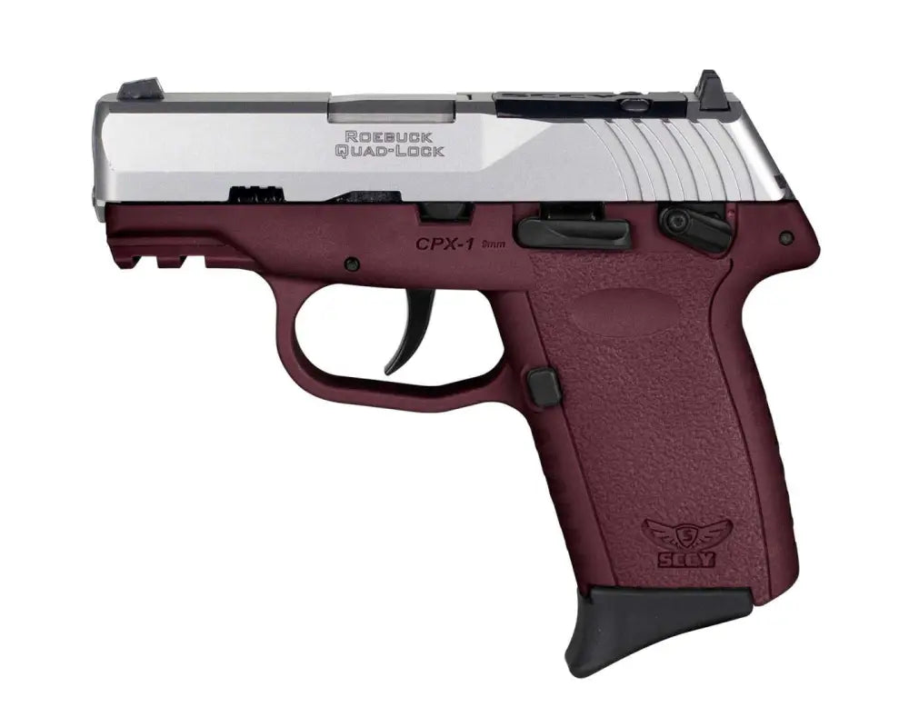 SCCY CPX1TTCRRDRG3 9MM PST TT/CRM GRP D/S SAFETY
