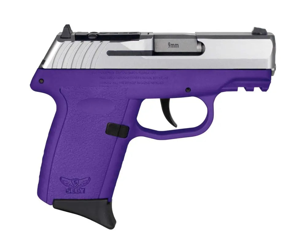 SCCY CPX2TTPURDRG3 9MM PST TT/PURP GRP NO SAFETY
