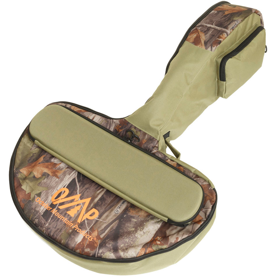 October Mountain Compact Crossbow Case Green/Camo 42 in.